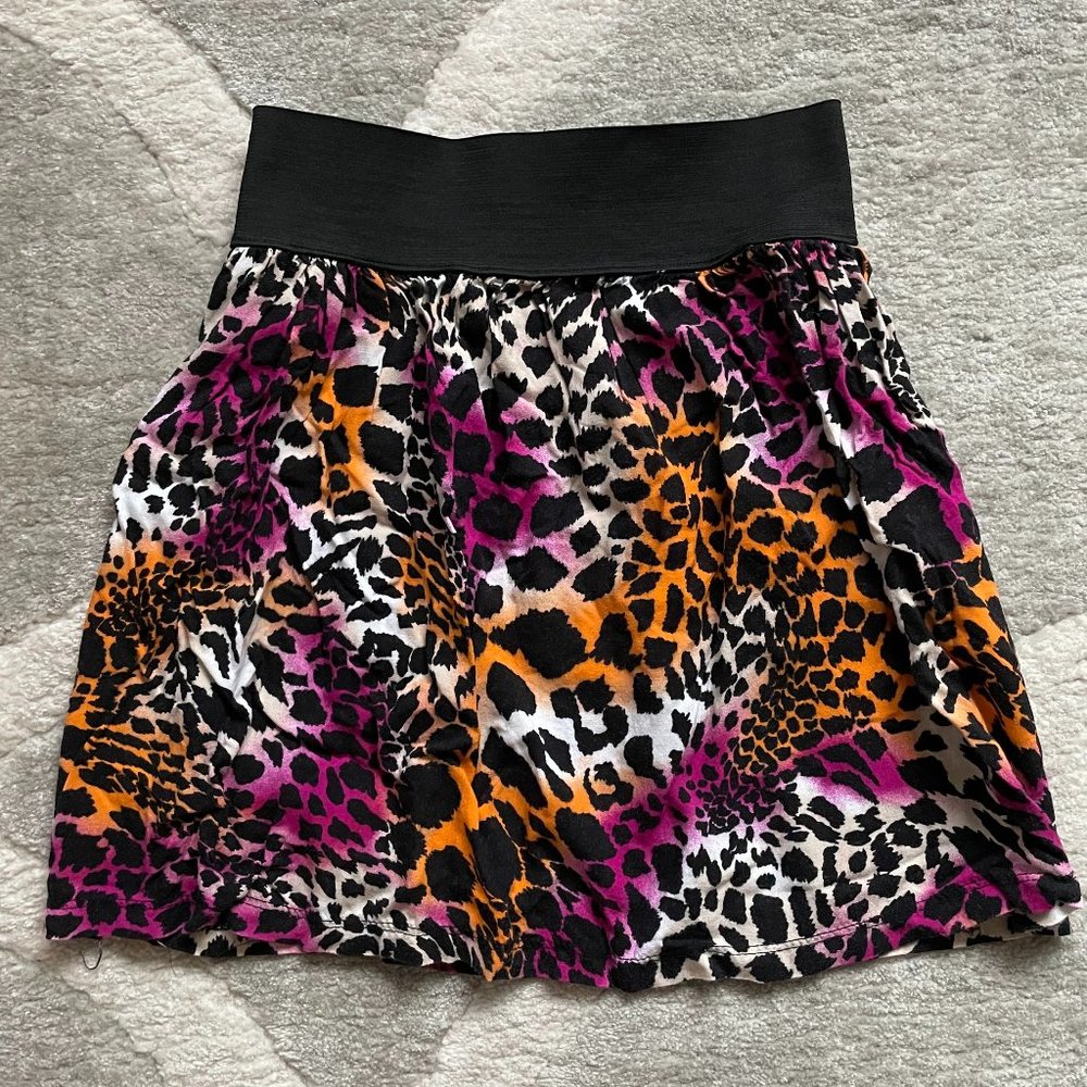 Light mini skirt